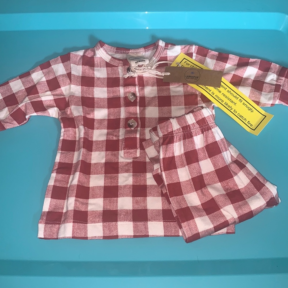 NWT Larkspur 2 Piece Set 0-3 M